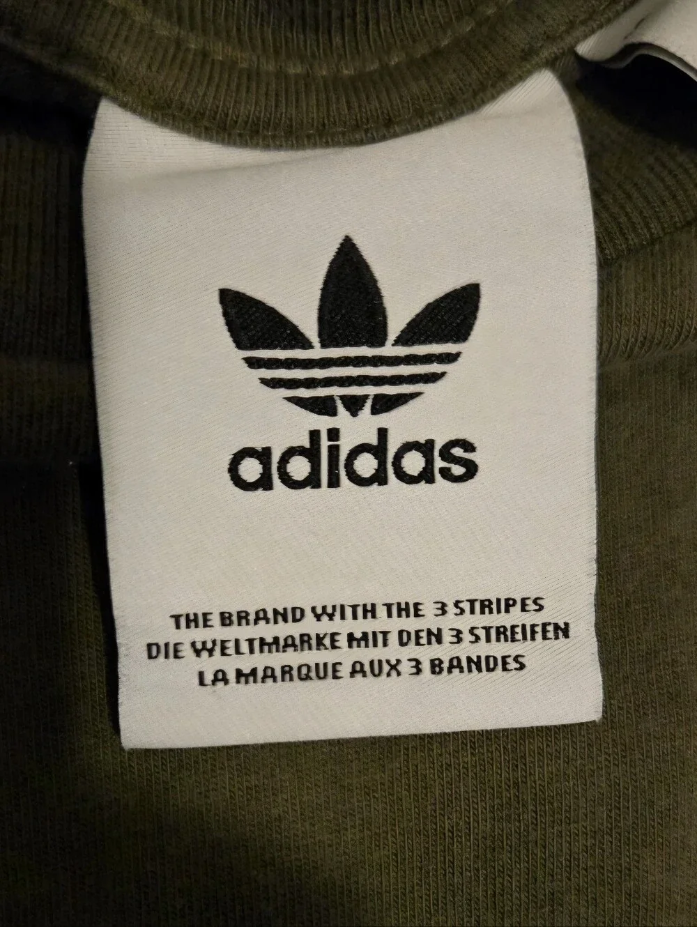 Adidas T-Shirt Men's Large Military Green 